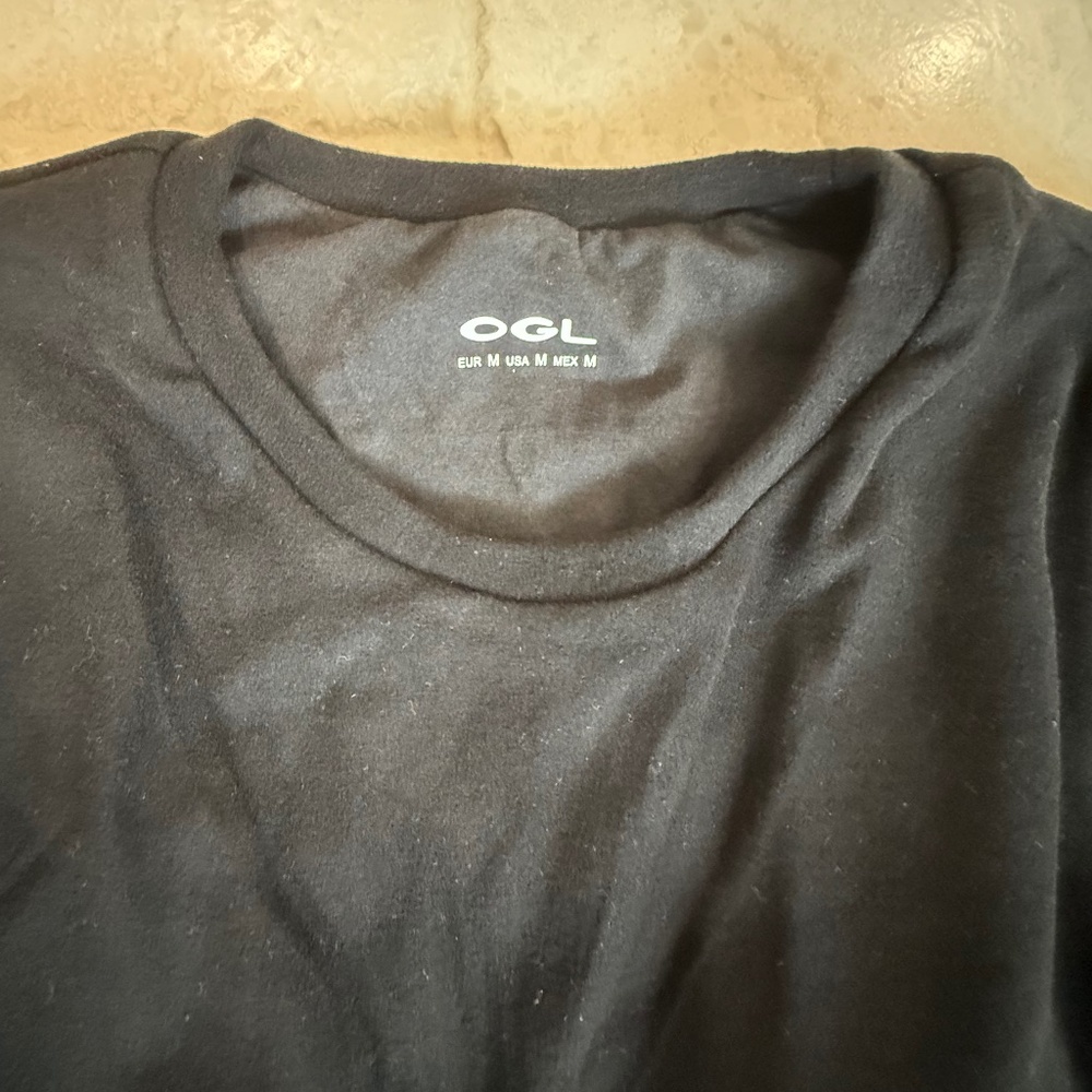NWT OGL MaxWarm Crewneck Long Sleeve Brami Black (Size M) - Picture 6 of 8